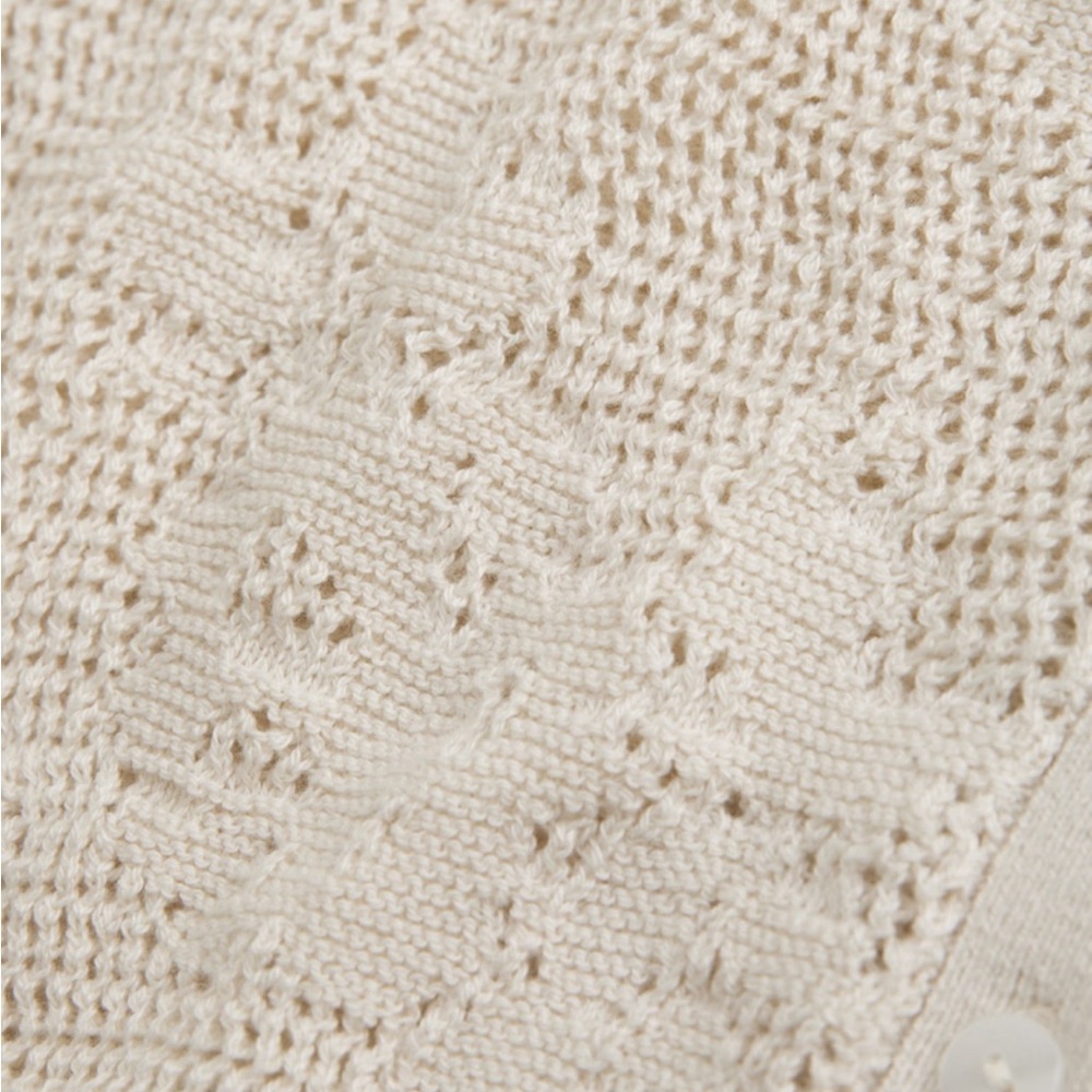 Abercrombie & Fitch Floral Open Knit Cardigan - Picture 8 of 8